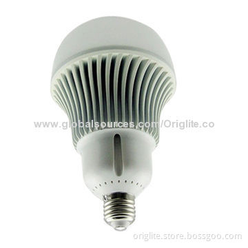 LED bulb lamp, 18W, 85-245VAC, Samsung Chip, SMD LED, aluminum heat sink highly polished, E27,90lm/w